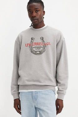 Levi's Relaxed Graphic Crewneck Sweatshirt Grey