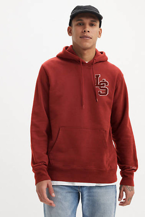 Levi's Standard Fit Graphic Hoodie Red