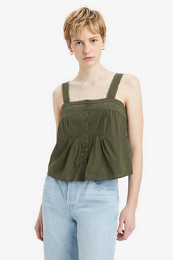 Levi's Cici Tank Blouse Green