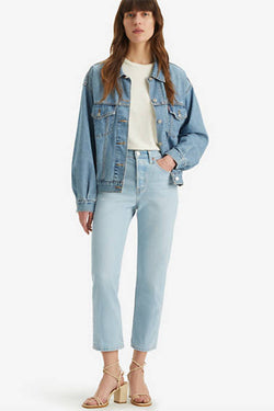 Levi's 501 Original Cropped Jeans - 24X26 Blue