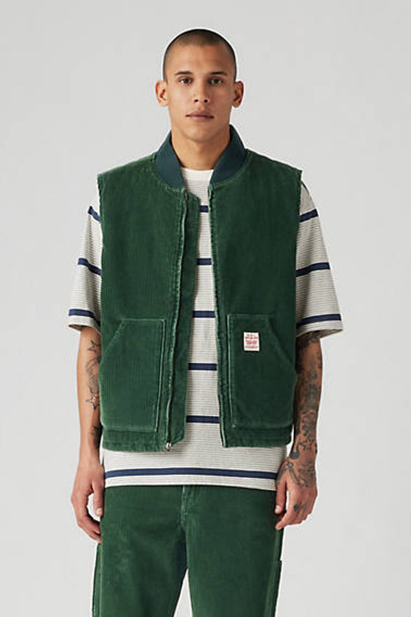 Levi's Sansome Corduroy Vest Green