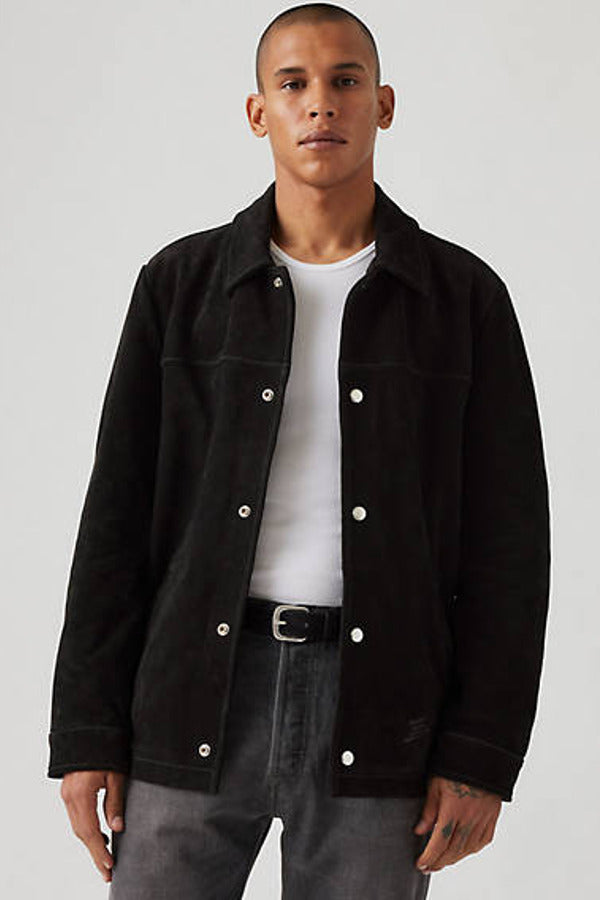 Levi's x JJJJound Suede Coach Jacket Black