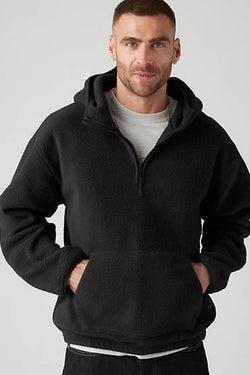 Levi's Hooded Sherpa Pullover Black