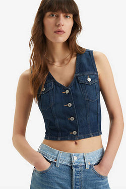 Levi's Bella Denim Corset - 2XL Blue