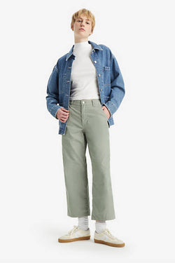 Levi's Lightweight Corduroy Baggy Carpenter Pants - 27X29 Green