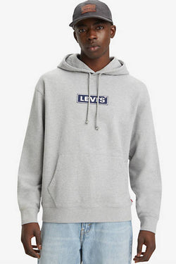 Levi's Relaxed Fit Graphic Hoodie Grey