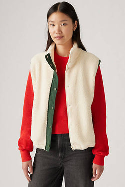 Levi's Ramsey Sherpa Vest White