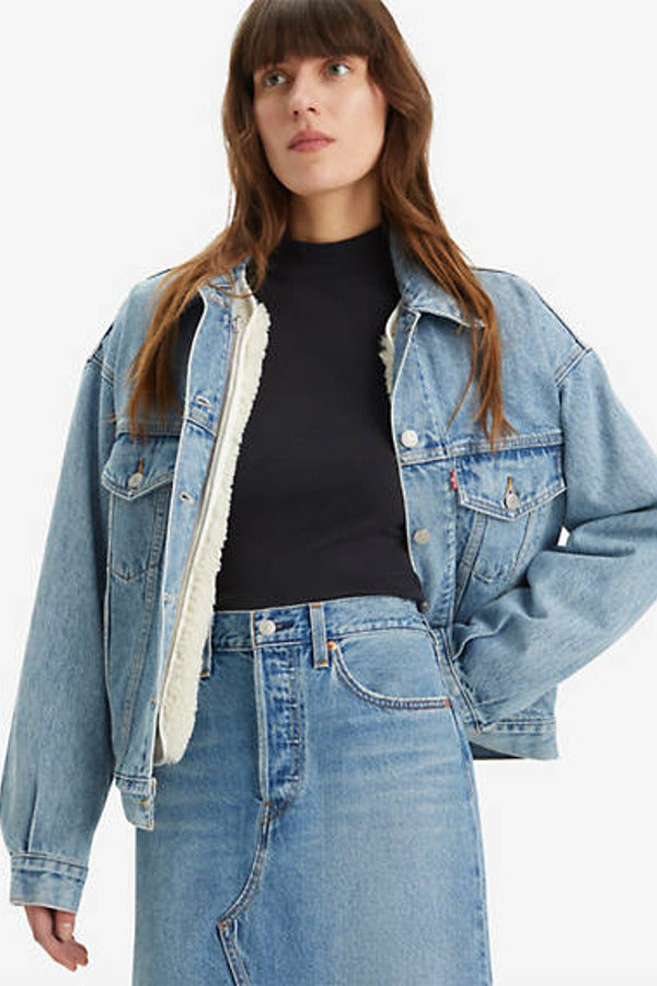 Levi's 3 in 1 90's Sherpa Trucker Jacket Blue