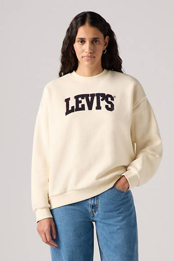 Levi's Graphic Salinas Crewneck Sweatshirt White