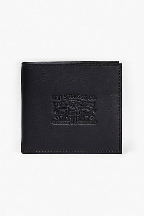 Levi's Vintage Two Horse Bifold Coin Wallet - One Size Black