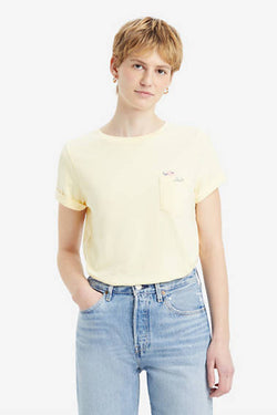 Levi's Graphic Margot Tee - Yellow / Sunset Embroidery Anise Flower