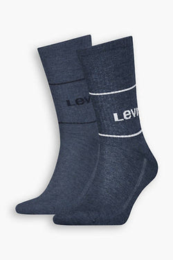 Levi's Short Cut Sports Socks 2 Pack Blue