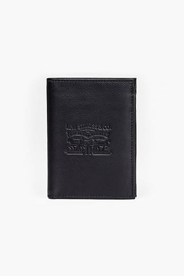 Levi's Vintage Two Horse Vertical Coin Wallet - One Size Black