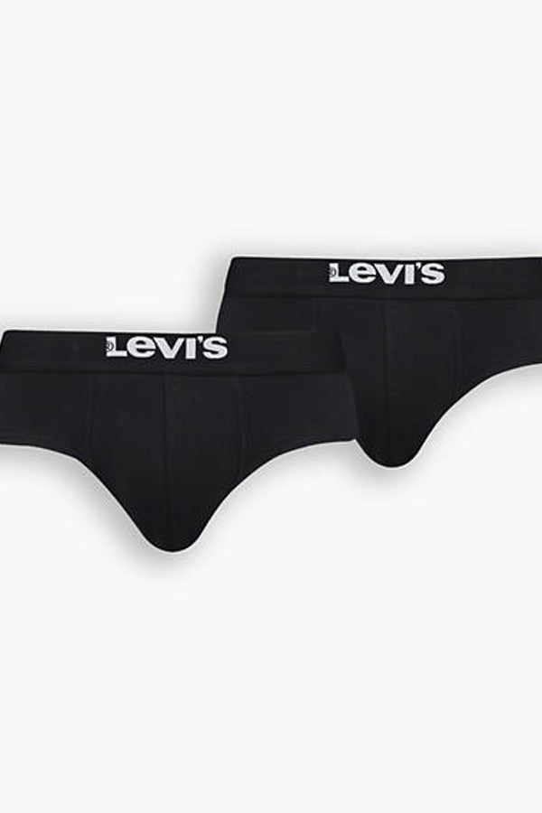 Levi's Solid Basic Briefs 2 pack Black