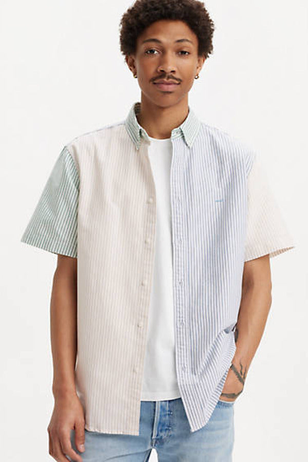 Levi's Short Sleeve Authentic Button Down Shirt White