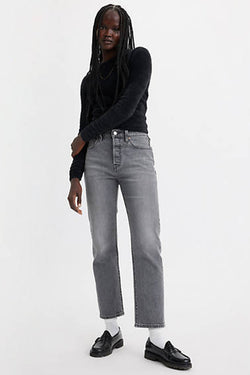 501 Levi's Crop Jeans - 28X30 Grey