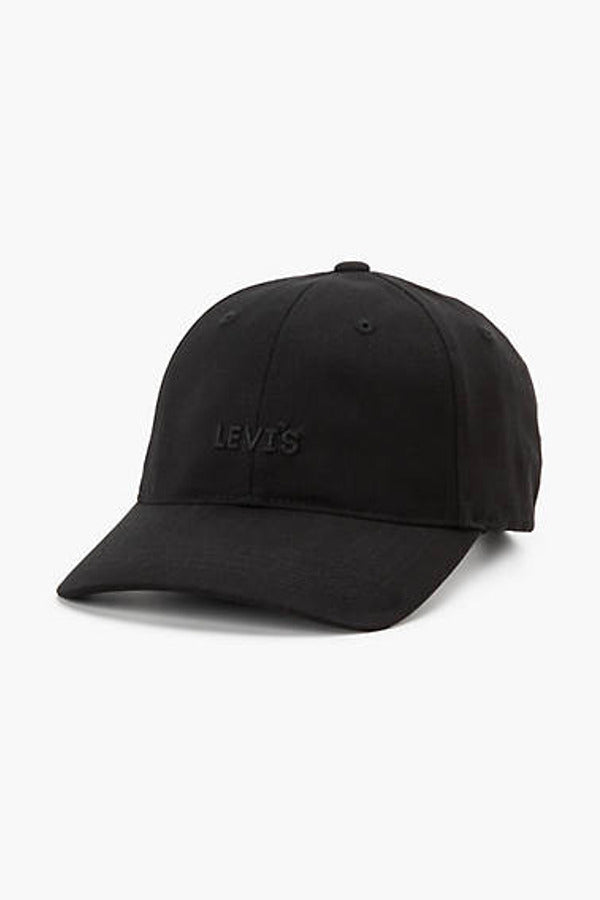 Levi's Headline Logo Flexfit Cap - One Size Black