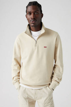 Levi's Original Housemark Quarter Zip Pullover Grey