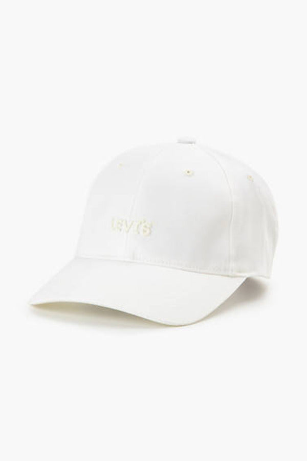 Levi's Headline Logo Flexfit Cap - One Size White