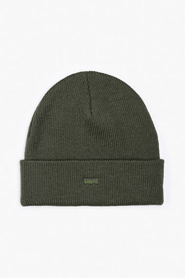 Levi's Cuffed Batwing Beanie - One Size Green