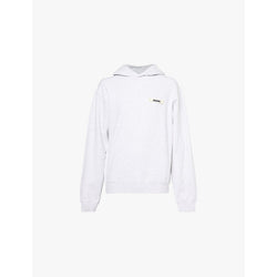 Mens Jacquemus Brand-patch regular-fit cotton-jersey hoody