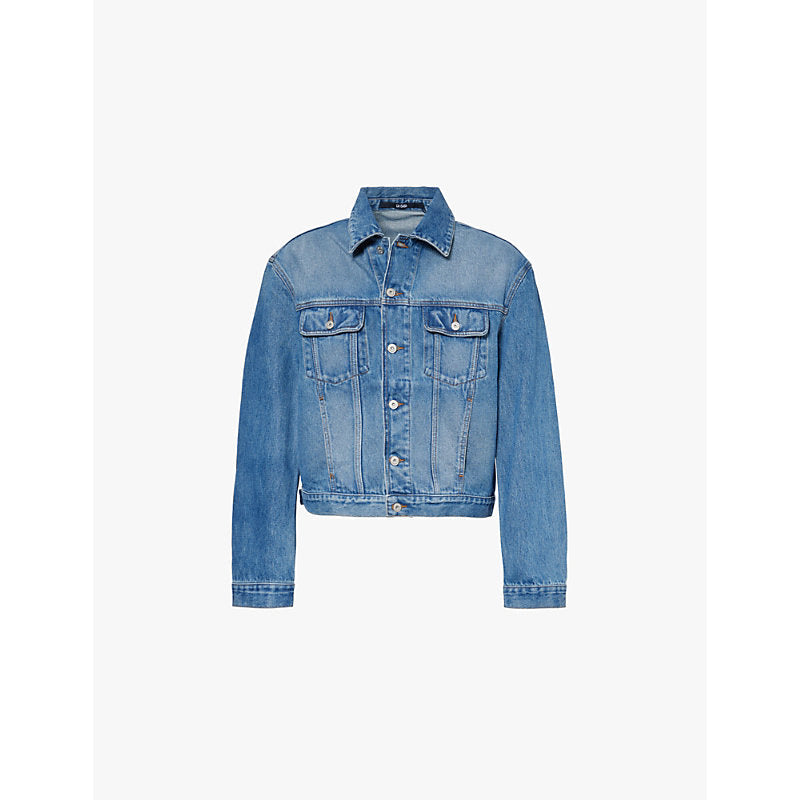 Mens Jacquemus De-nimes faded-wash regular-fit denim jacket