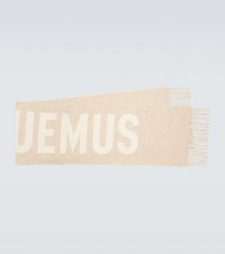 Jacquemus L'Écharpe fringed virgin wool scarf