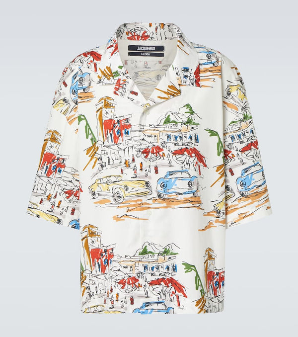 Jacquemus La Chemise Casaco cotton bowling shirt