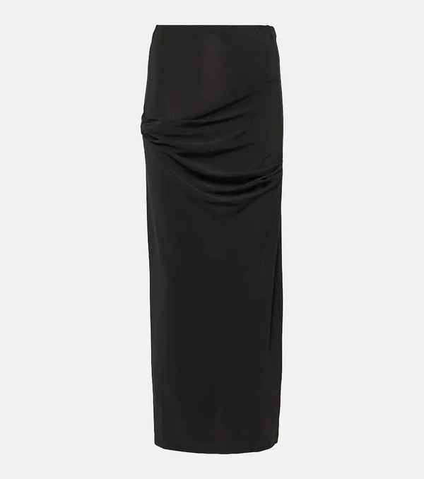 Jacquemus La Jupe Drapeado jersey maxi skirt | LYBSTORE