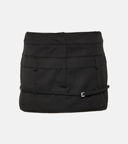 Jacquemus La Mini Jupe Caraco wool miniskirt | LYBSTORE