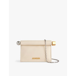 Womens Jacquemus La Petite Pochette Rond leather clutch bag