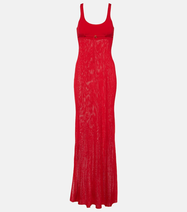 Jacquemus La Robe Maille Oranger maxi dress