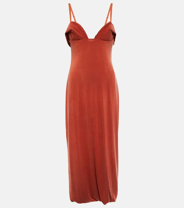 Jacquemus La Robe Praia jersey maxi dress | LYBSTORE