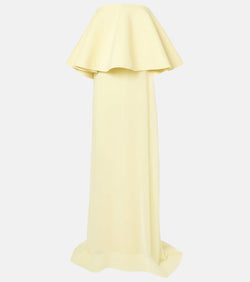 Jacquemus La Robe Vela chiffon gown