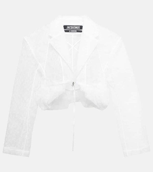 Jacquemus La Veste Dentelle lace jacket