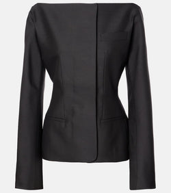 Jacquemus La Veste Spalla wool and silk jacket