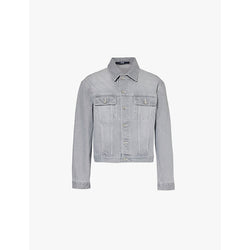 Jacquemus La Veste brand-patch regular-fit denim jacket