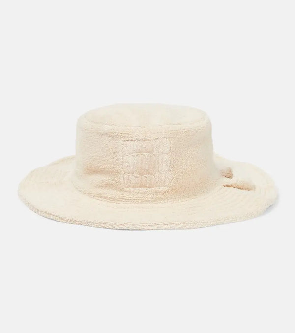 Jacquemus Le Bob Banho cotton terry sun hat | LYBSTORE