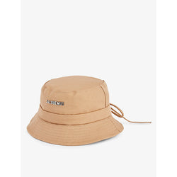  Jacquemus Le Bob Gadjo brand-plaque cotton bucket hat