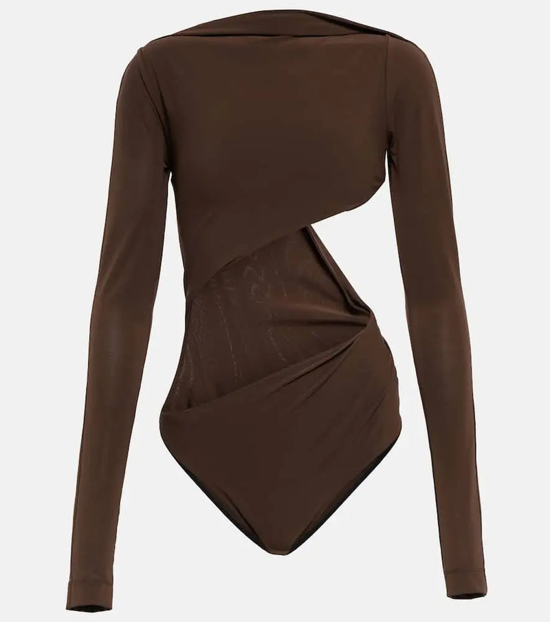 Jacquemus Le Body Carozzu cutout bodysuit | LYBSTORE