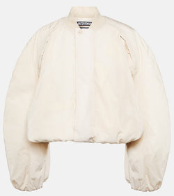 Jacquemus Le Bomber Bahia cropped bomber jacket