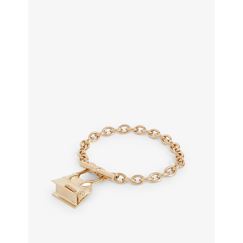 Womens Jacquemus Le Chiquito brass bracelet