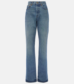 Jacquemus Le De-Nîmes Droit high-rise straight jeans