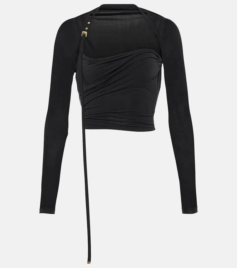 Jacquemus Le Haut Peplo cropped top