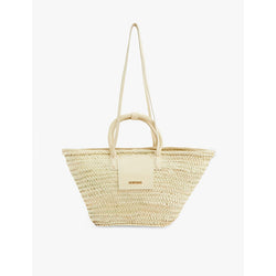 Womens Jacquemus Le Panier Soleil palm tote bag