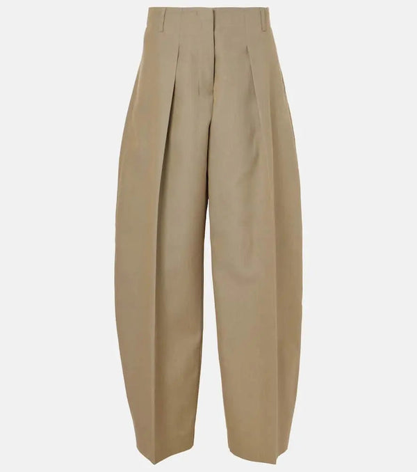 Jacquemus Le Pantalon Ovalo barrel-leg pants | LYBSTORE