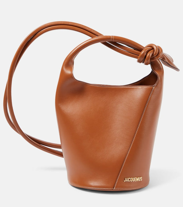 Jacquemus Le Petit Tourni leather bucket bag