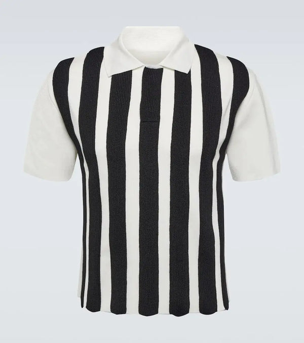 Jacquemus Le Polo Maille Ola striped polo shirt