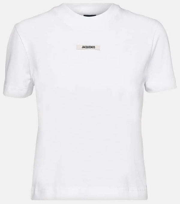 Jacquemus Le T-shirt Gros Grain cotton-blend T-shirt | LYBSTORE