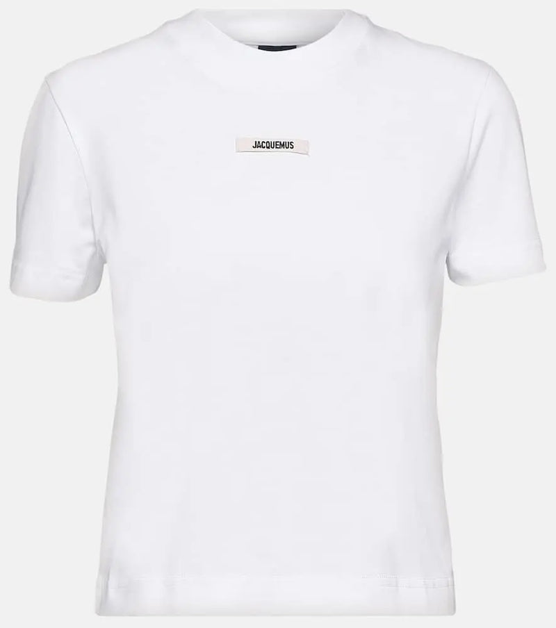 Jacquemus Le T-shirt Gros Grain cotton-blend T-shirt | LYBSTORE